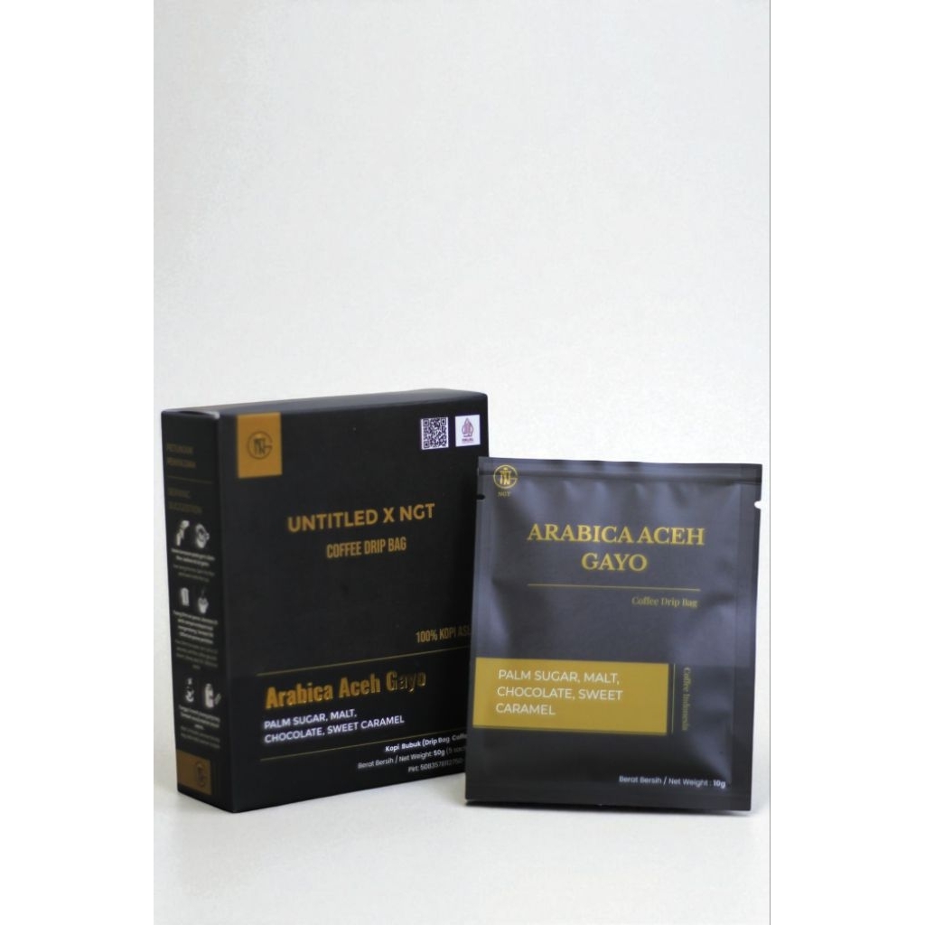 

Kopi Arabica Aceh Gayo Drip Bag 60g | 100% Kopi Lokal Premium | Kopi Praktis