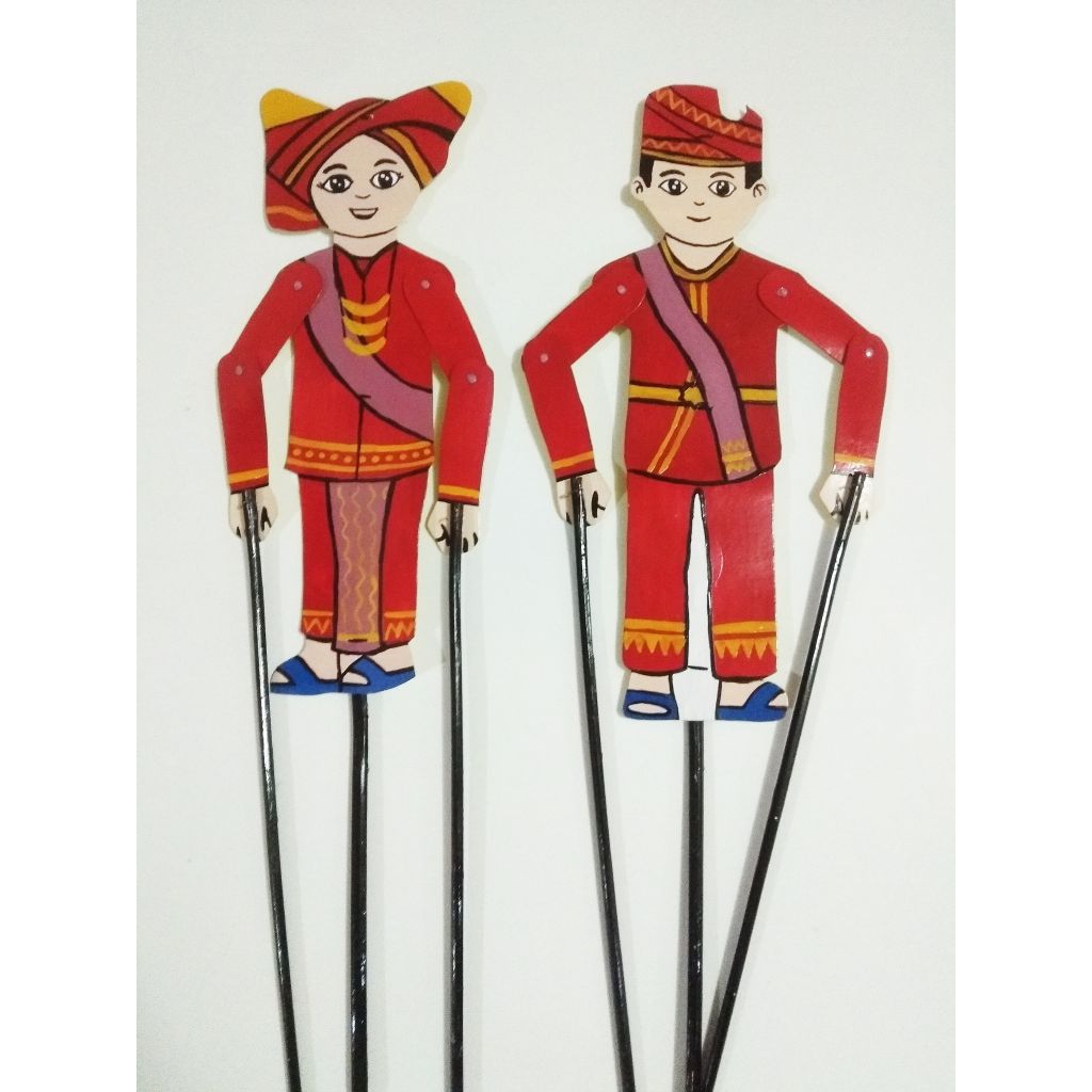 wayang pakaian adat minang/padang