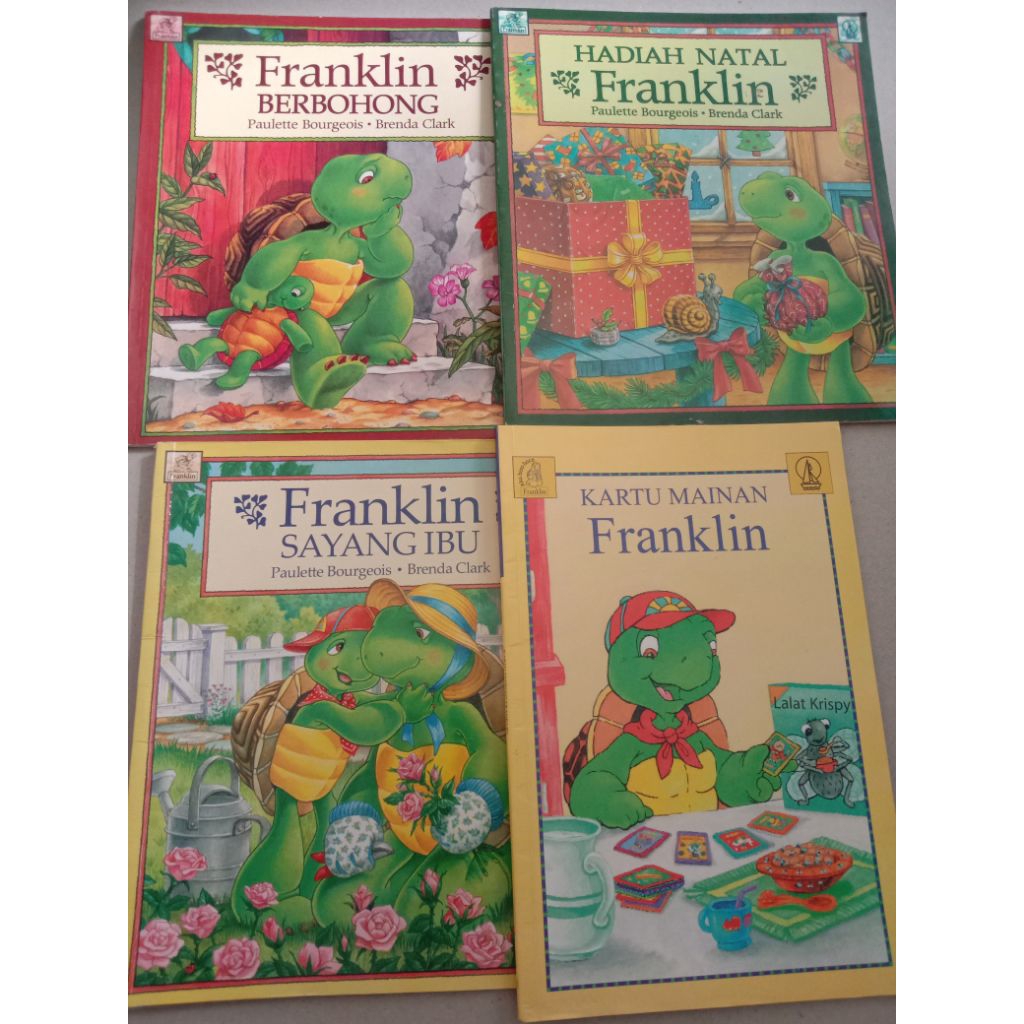 Buku Anak Franklin Series Komplit Terbaru Sayang Ibu, Kartu Mainan,Hadiah Natal,Berbohong