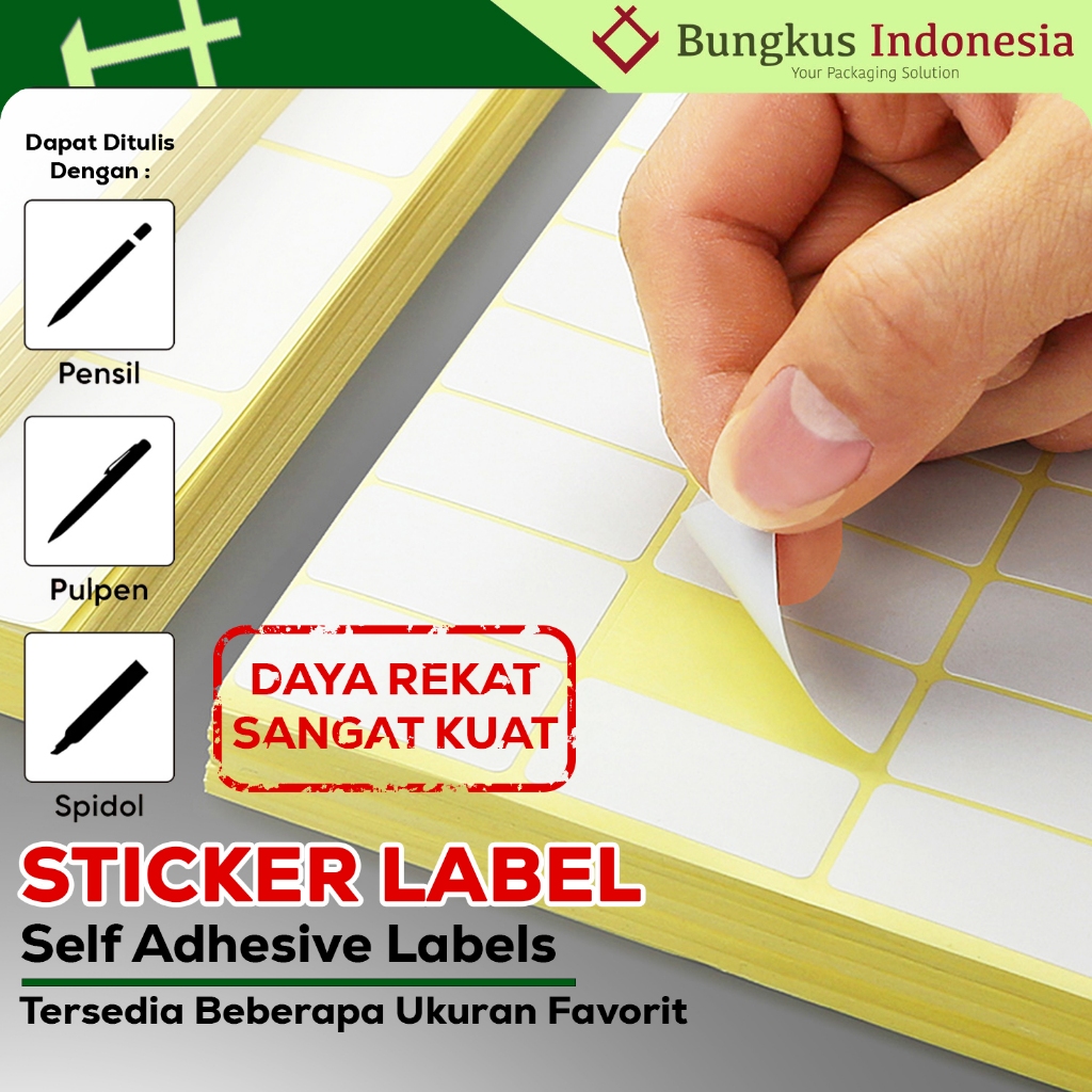 

Label Sticker Undangan Shelf Adhesive Paper Kertas Tempel Dokumen Isi 7 Lembar