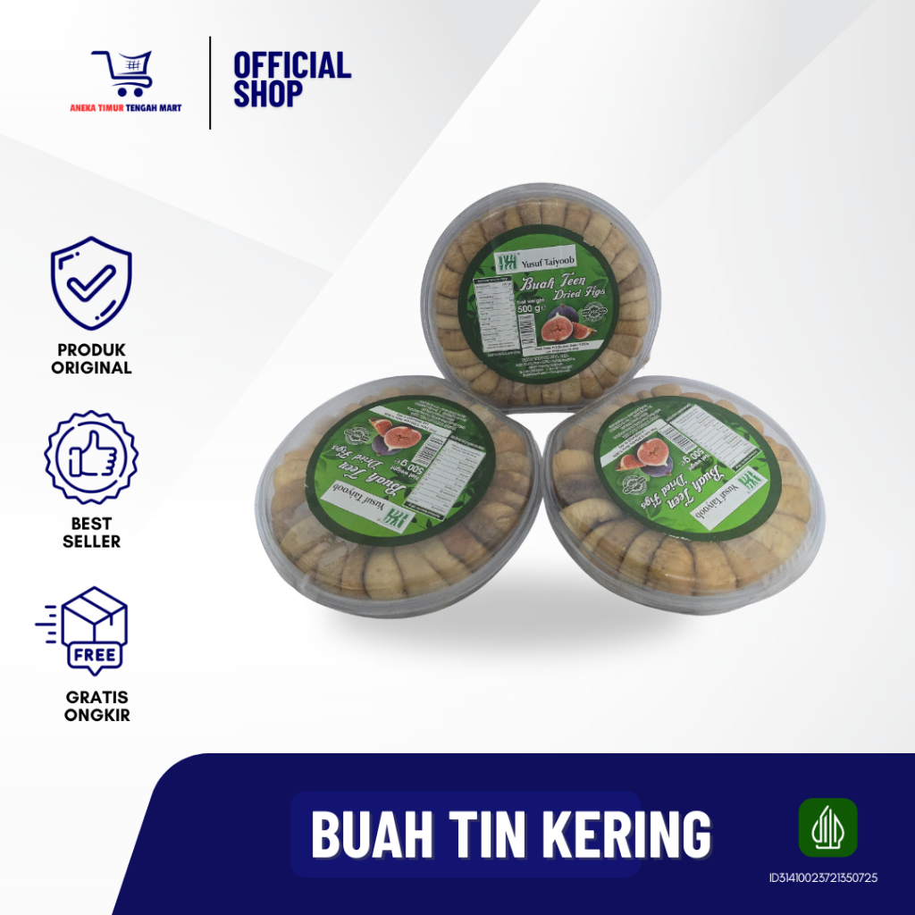 

BUAH TIN KERING/DRIED FIGS/KUALITAS PREMIUM/OLEH OLEH HAJI & UMROH/BUAH TIN 250GR & 500GR
