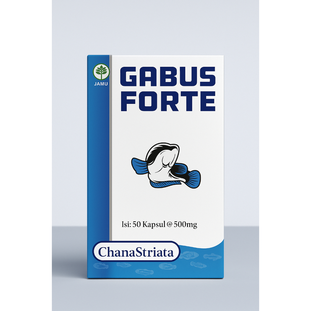 Chana Striata Gabus Forte – Suplemen Herbal Ikan Gabus 50 Kapsul @500mg