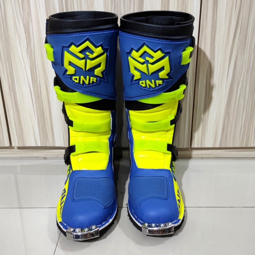 PROMO  Sepatu RNL Racing - Sepatu Trail Cross QNR  - Sepatu Motocross QNR Terlaris - BISA COD Sepatu