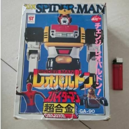Popy ga 90 leopardon DX leopaldon Spiderman vintage diecast godaikin chogokin bandai
