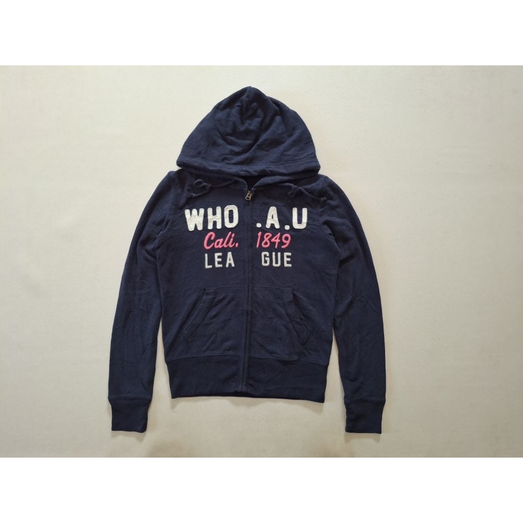 JAKET ZIP HODDIE HOLLISTER/WHO AU/ABERCROMBIE ORIGINAL 100%
