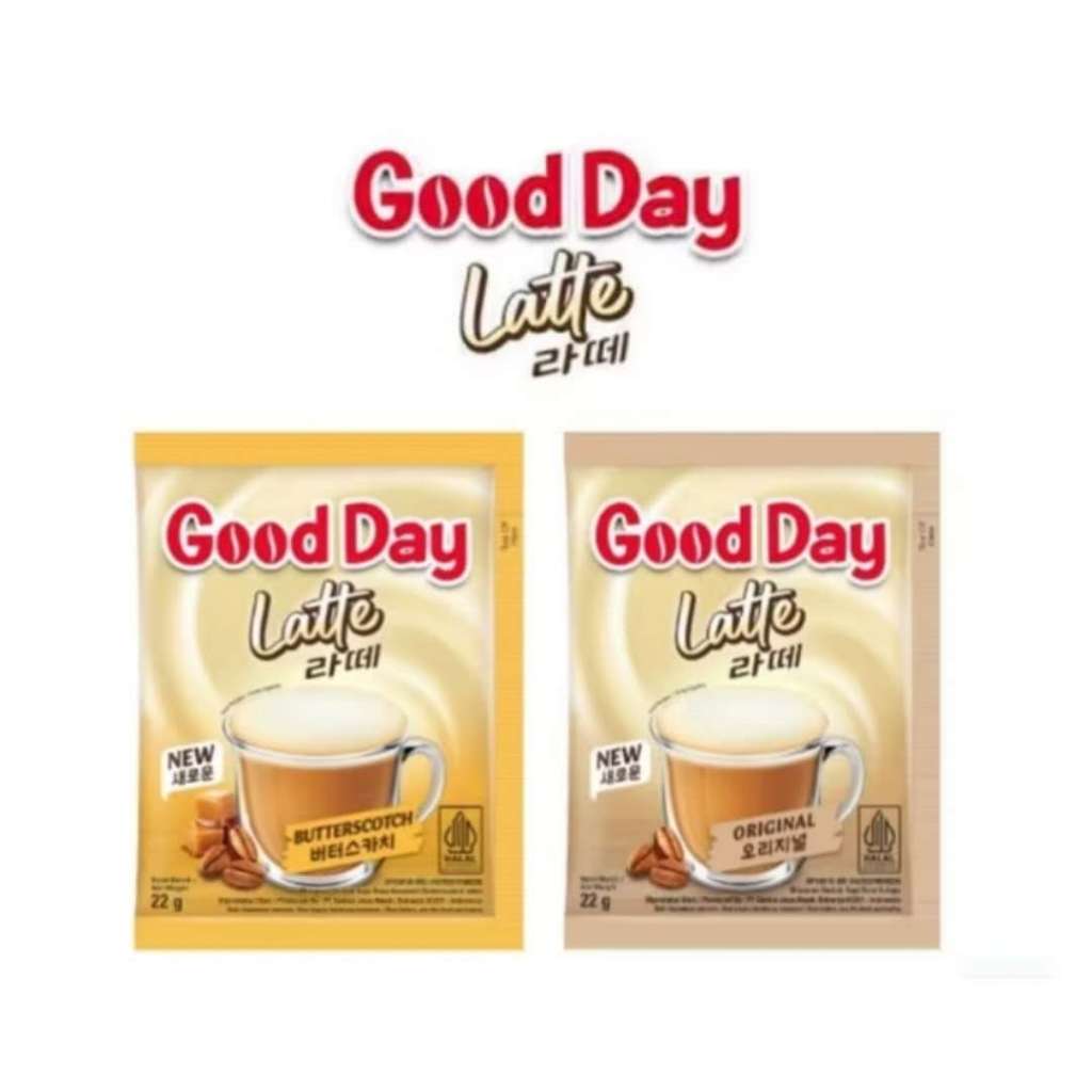 

Good day kopi instant latte original renceng 10 sachet
