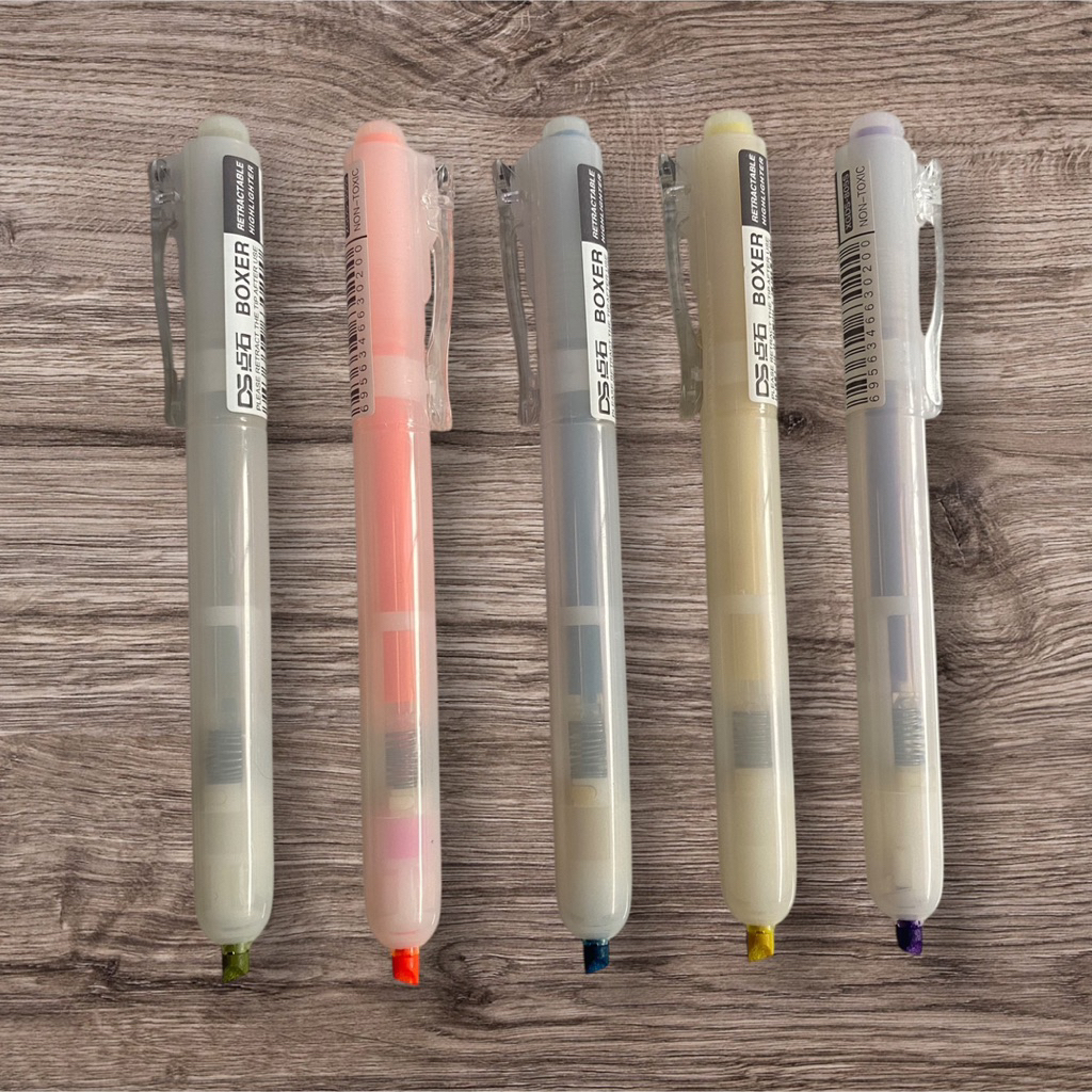 

Termurah Stabilo Mekanik Cetek Warna Warni 1 Set 6 12 PCS | Stabilo Mechanical Highlighter 1 Set 6 12 PCS Boxer XGDS-805S | Stabilo Mekanik Modern | Mechanical Highlighter