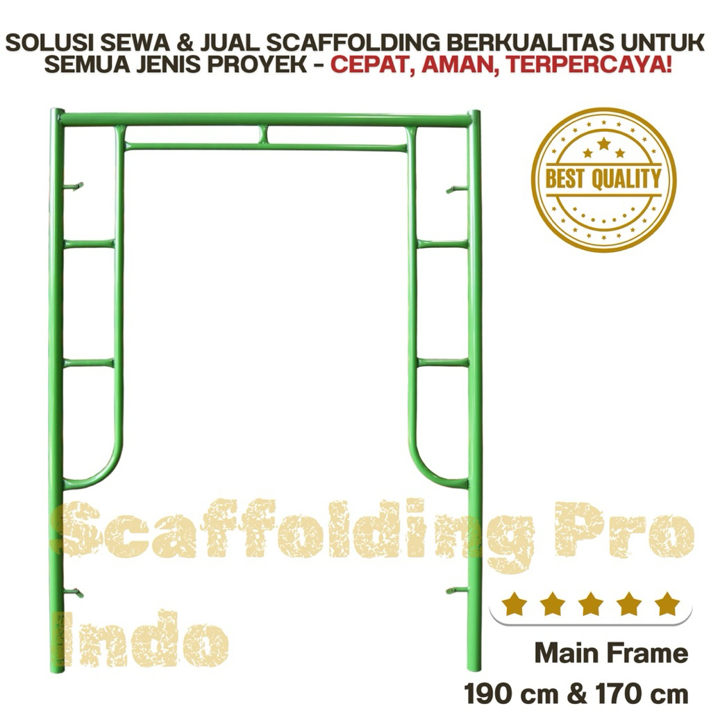 MAIN FRAME SCAFFOLDING 190 CM - MERK TM