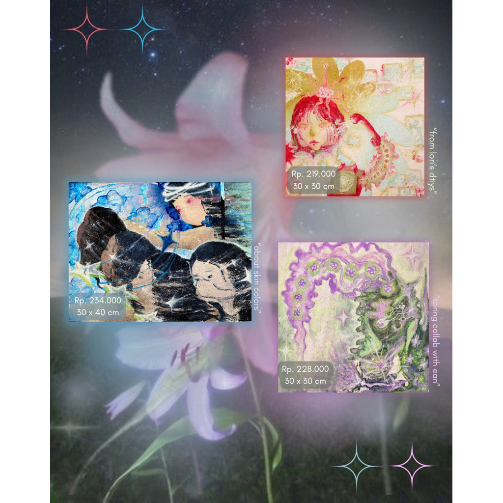 

spring theme painting❀