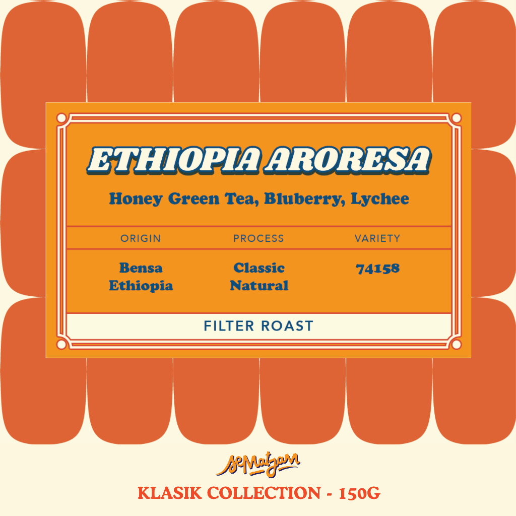 

Ethiopia Bensa Aroresa Station 74158 Natural - Sematjam Coffee Roastery