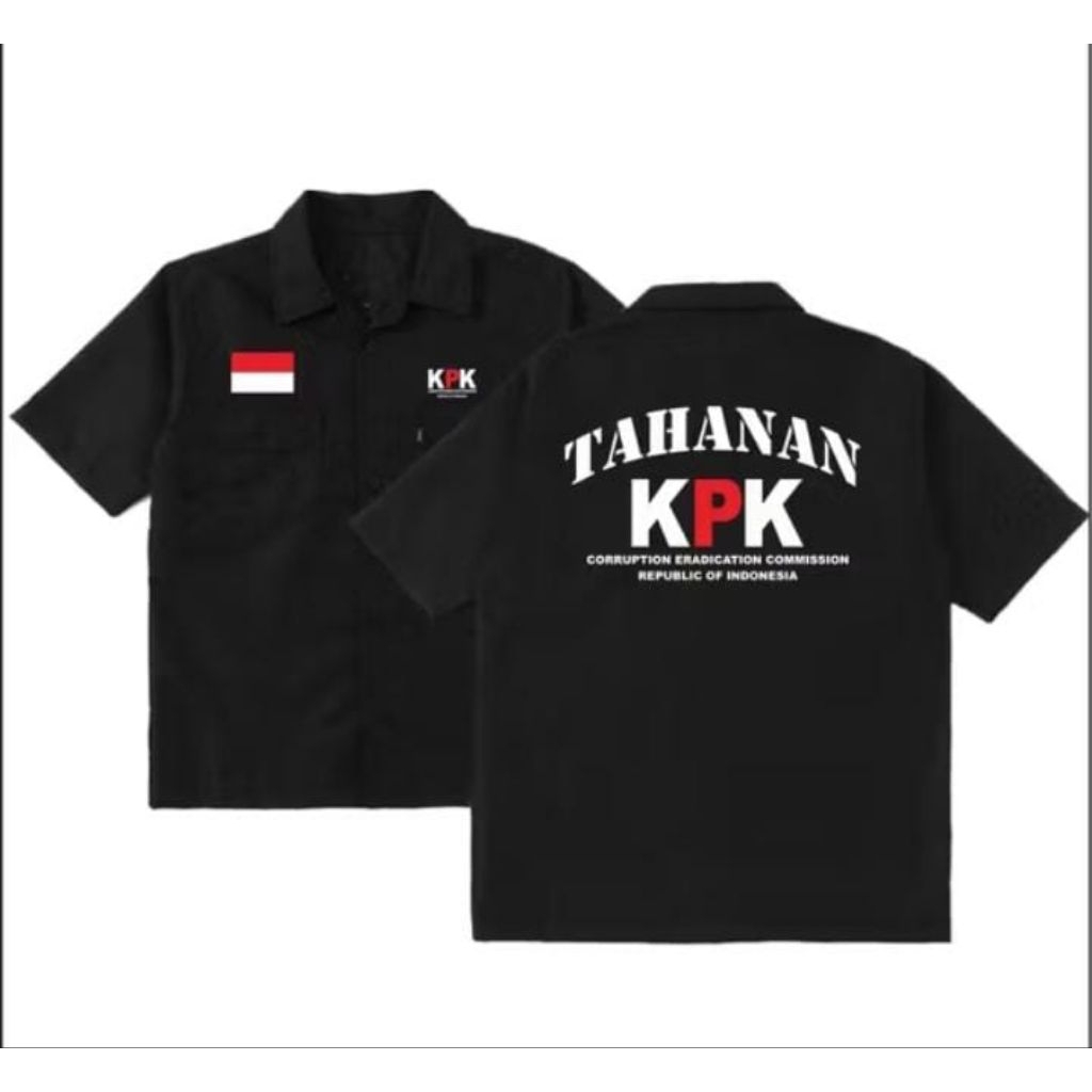 KEMEJA PDH TAHANAN KPK - KEMEJA WORKSHIRT TAHANAN KPK - DISTRO SLANKERS