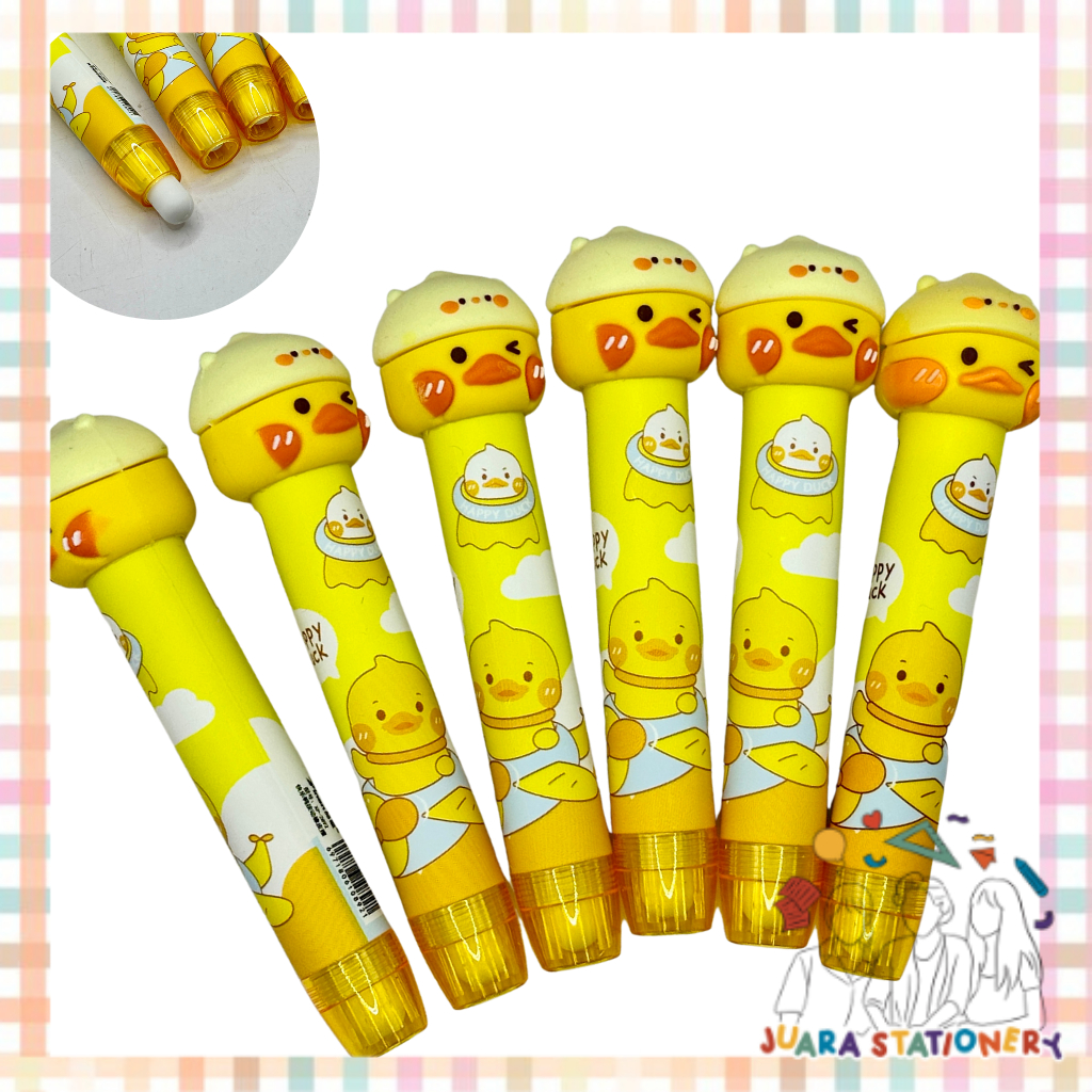 

(802) Penghapus Mekanik Bebek XP-2957./ Penghapus Cetek Penghapus Putih Penghapus Fancy