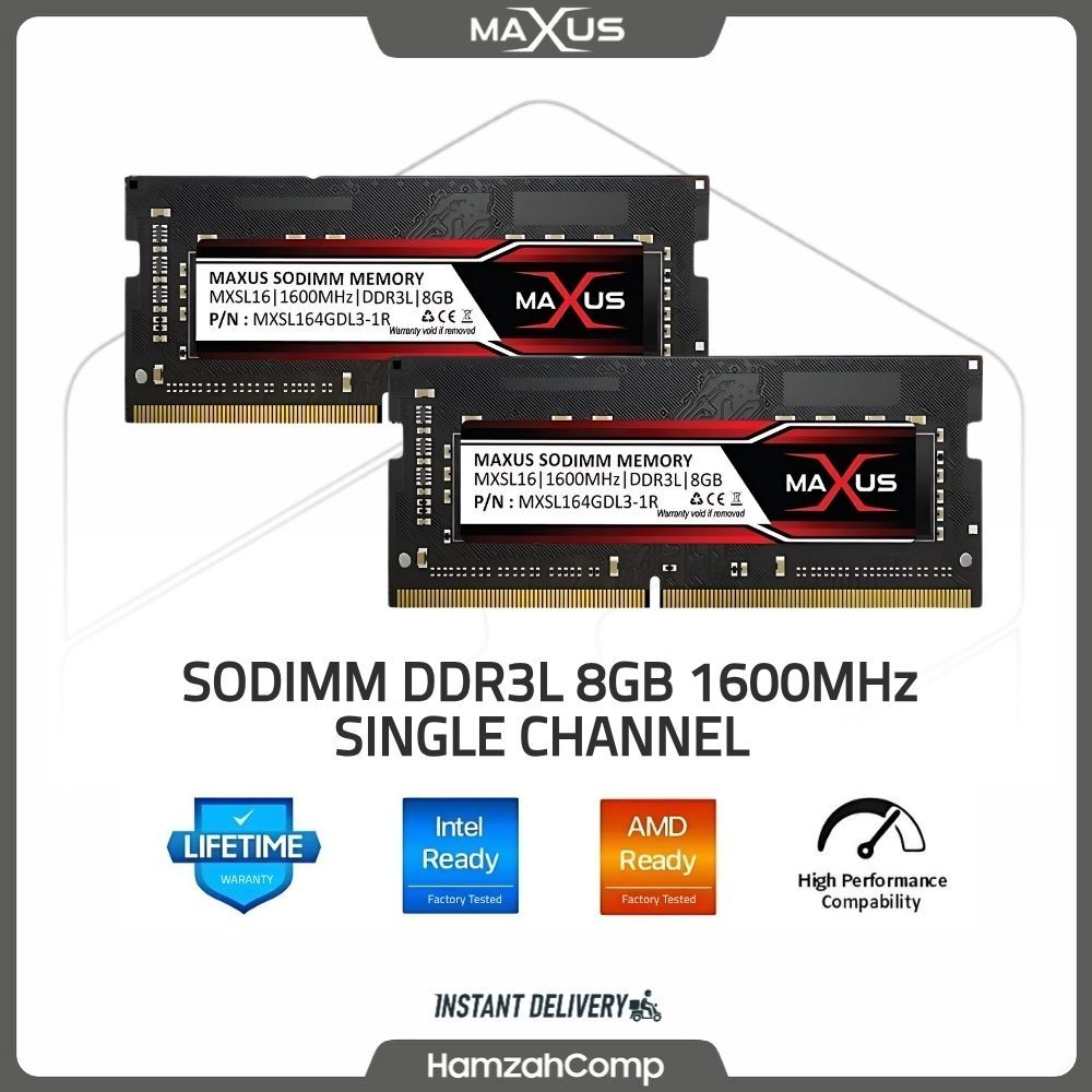 RAM DDR3L 8GB 1600MHz Maxus RAM LAPTOP / RAM SODIMM