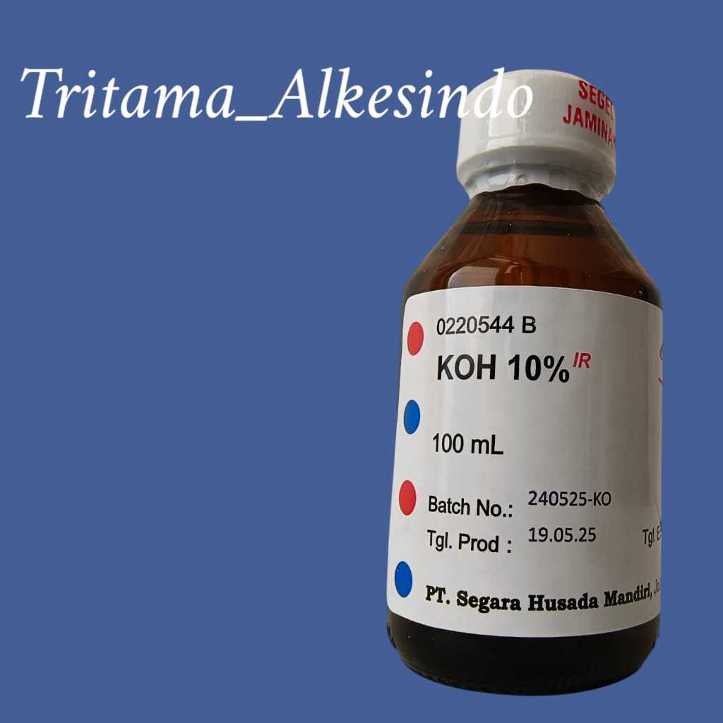INDOREAGEN LARUTAN REAGENSIA KOH 10% 100 ml