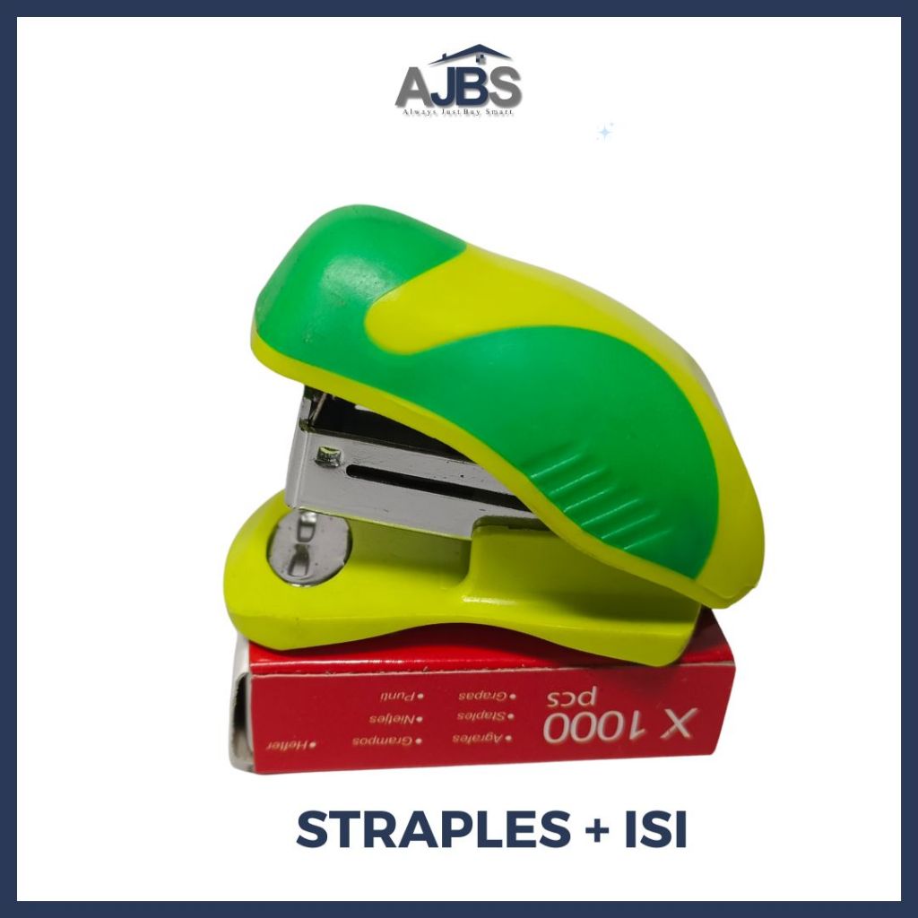 

ATK Stapler Mini + Isi Staples Staples Kecil Portable Stapler Kecil + Isi Ulang Staples