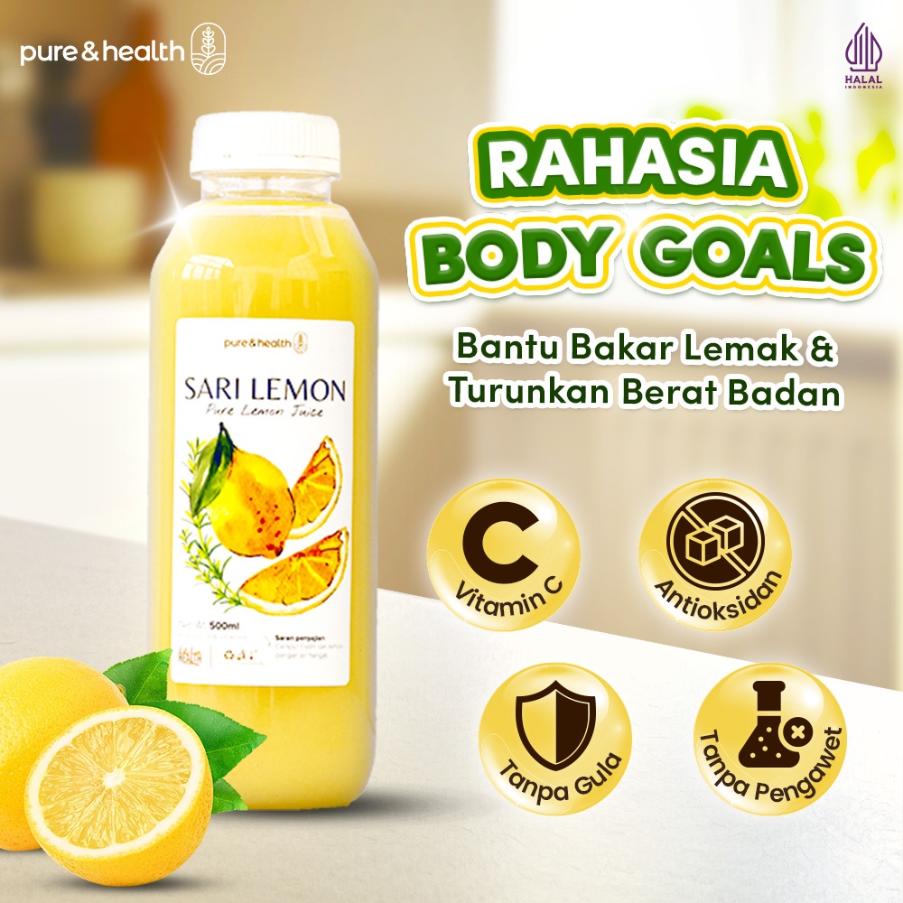 

FRESH Sari Lemon 500 ml Pure and Health - Pure Lemon Diet untuk Detox Tubuh dan Turunkan Berat Badan