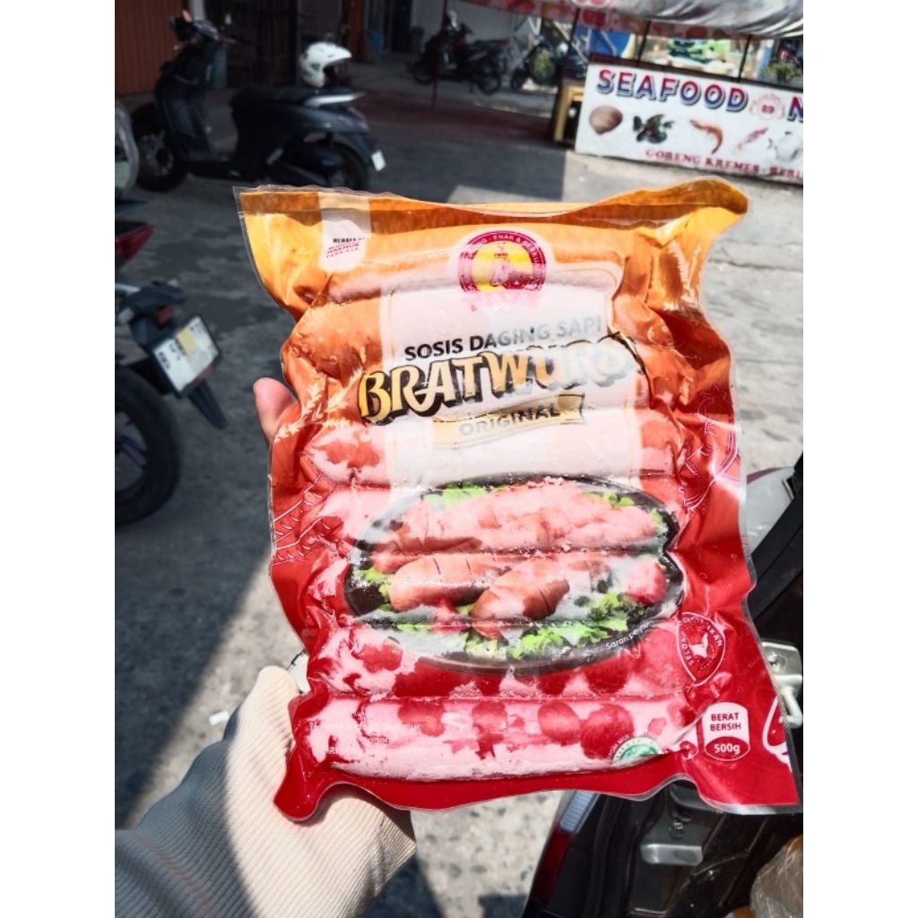 

SOSIS DAGING SAPI ORIGINAL BRARWURST 500gr / JAVA SOSIS JUMBO