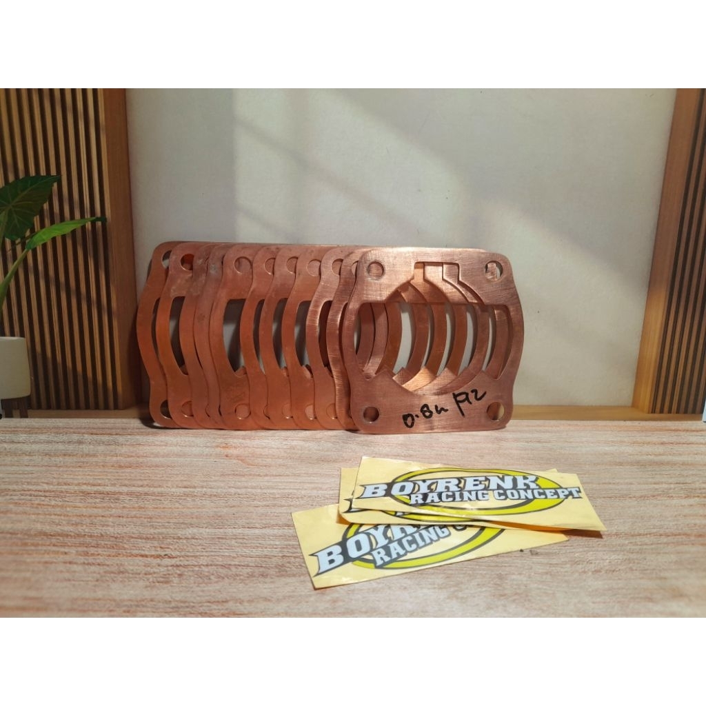 PAKING HEAD/BLOK PERPAK TEMBAGA FIZ R F1ZR FIZR FORCE 1 TEBAL 0.5 / 0.8 - BOYRENK MADURA