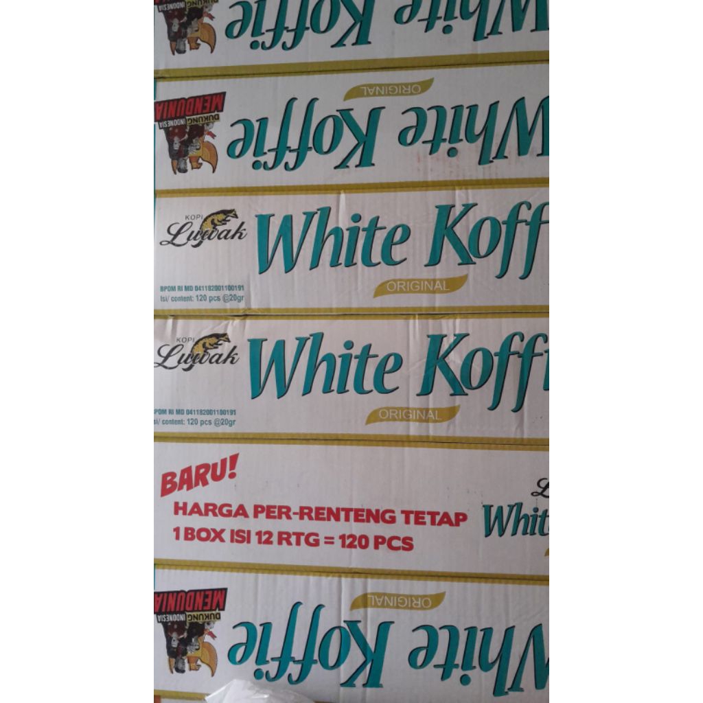 

Luwak white ķoffie 12 renceng