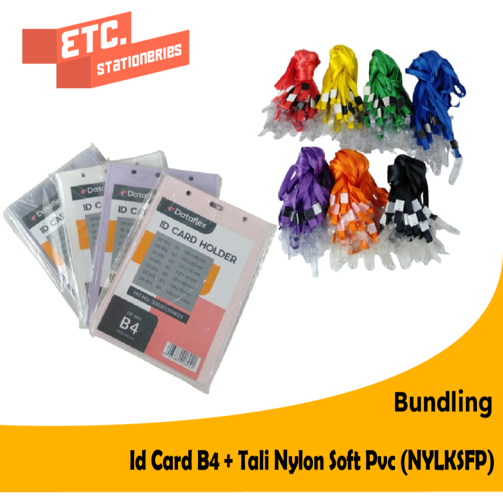 

Paket Bundling Id Card B4 + Tali Nylon Soft Pvc (NYLKSFP)