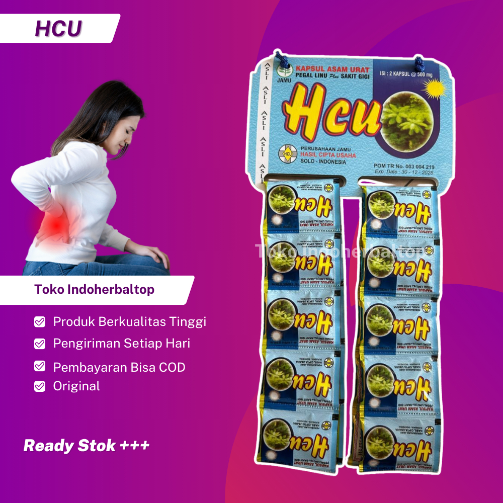 

HCU kapsul urat pegel linu ORI