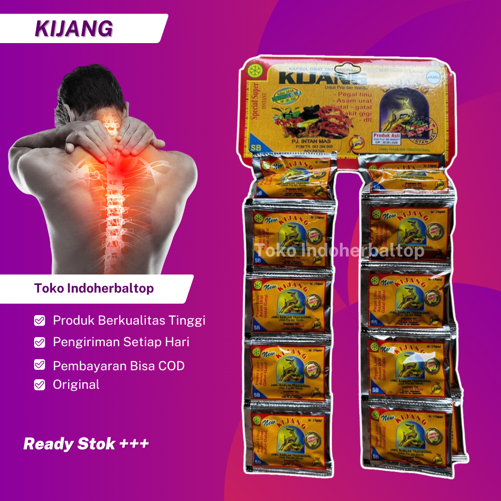 

Kijang Kapsul Asam Urat 20 Sachet