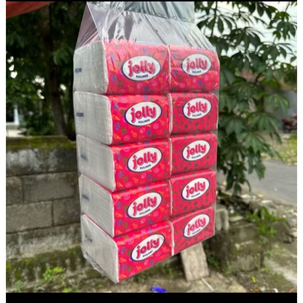 

(paket 10 pack)tisu jolly pop up (kotak kecil) isi 200 sheet