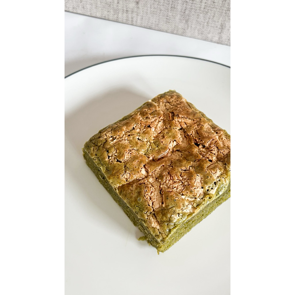 

[SAME DAY] Amatokeki Matcha Fudgy Brownies 20x20 isi 25 Pcs