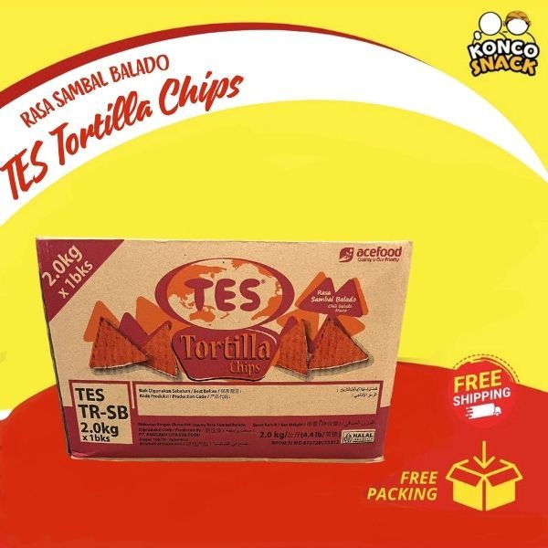 

TES TORTILA CHIPS 2 KG SAMBAL BALADO