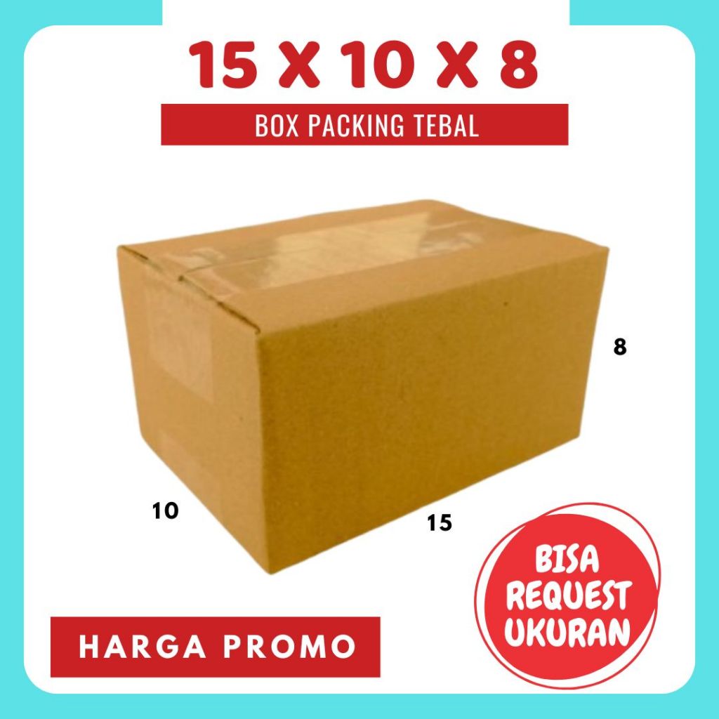 

Kardus 15x10x8 Box A1 Packing Karton Dus Kotak Kemasan kosmetik Jamu Obat Madu Diva Box
