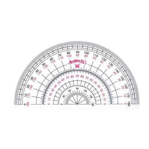 

Busur Derajat Butterfly 180/15 CM FULL