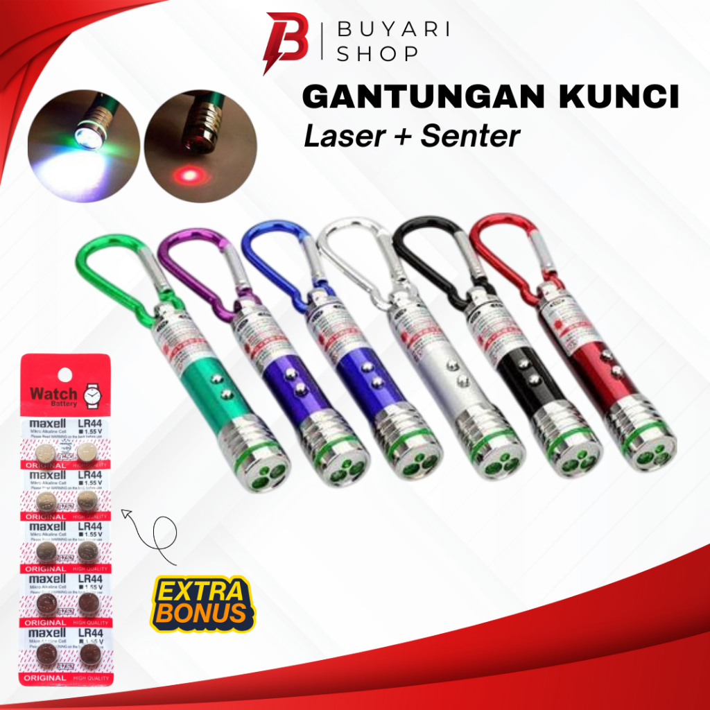 TERMURAHGantungan kunci laser mini/ Laser Jarak jauh/ Laser Merah/ Senter Laser/ Laser Tembak 1 pcs