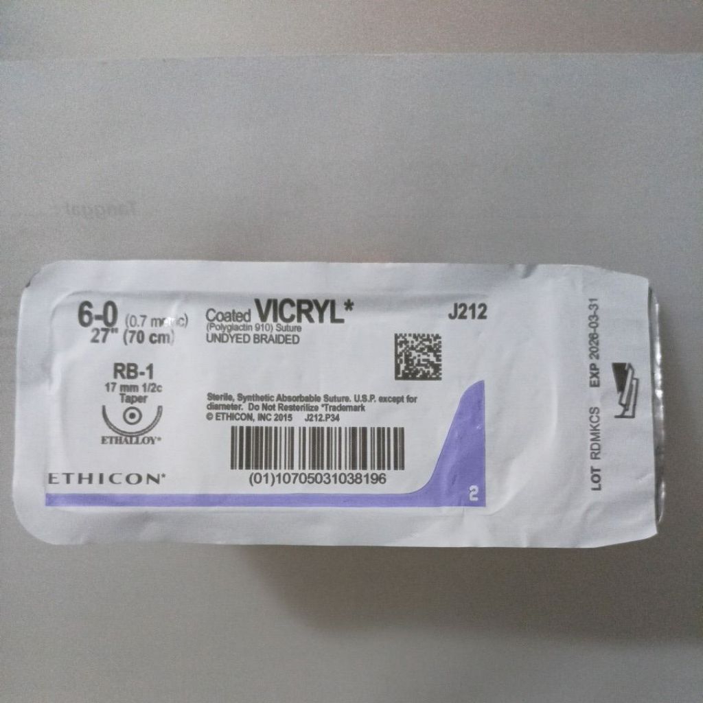Vicryl 6/0 J212 taper