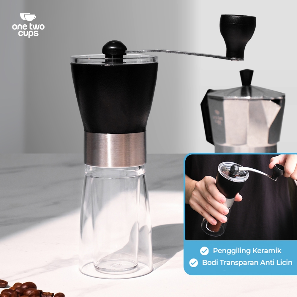 Alat Penggiling Kopi Manual Coffee Grinder Adjustable - TS-01 - Black