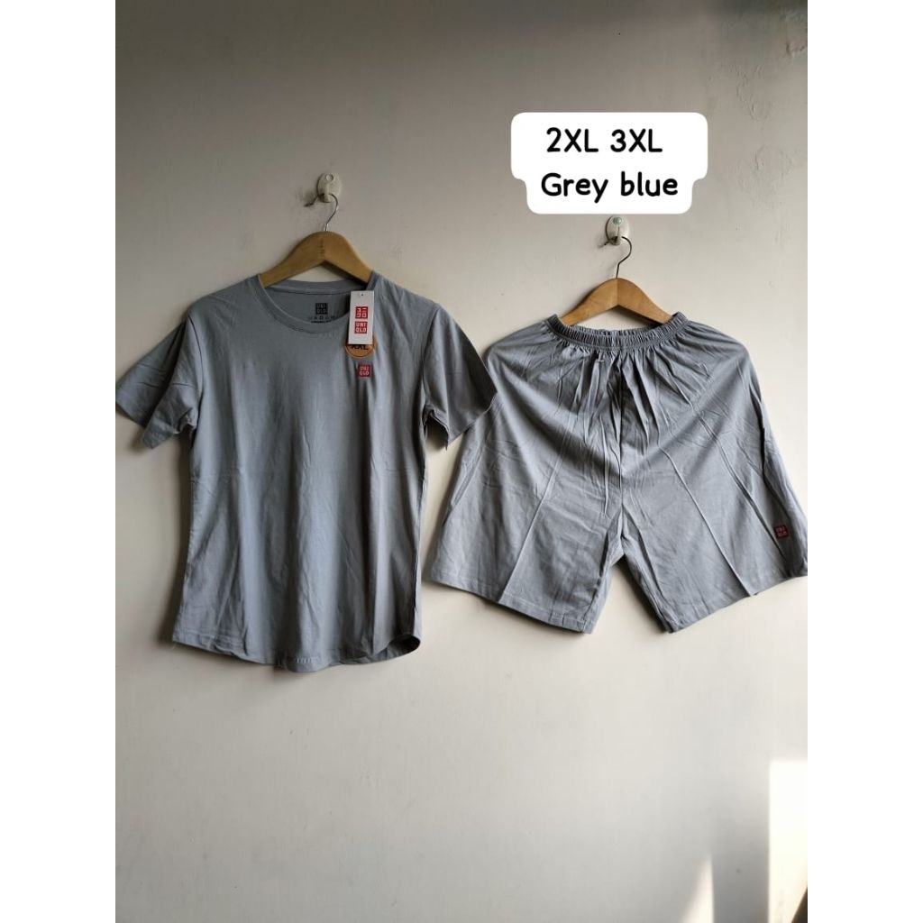 setelan kaos uniqlo stelan wanita uniqlo One Set Hotpants uniqlo