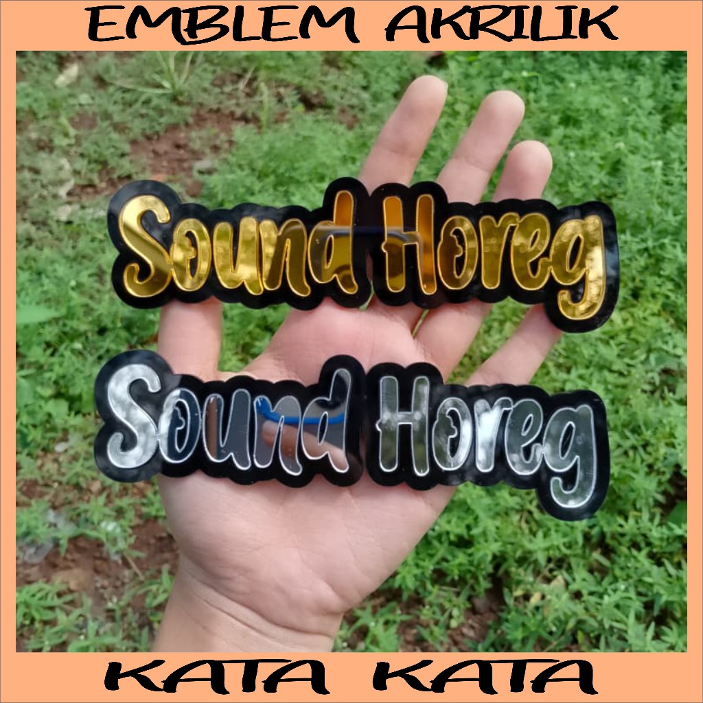 EMBLEM LOGO VARIASI MOTOR / MOBIL / SANGKAR BURUNG / DAN LAINNYA