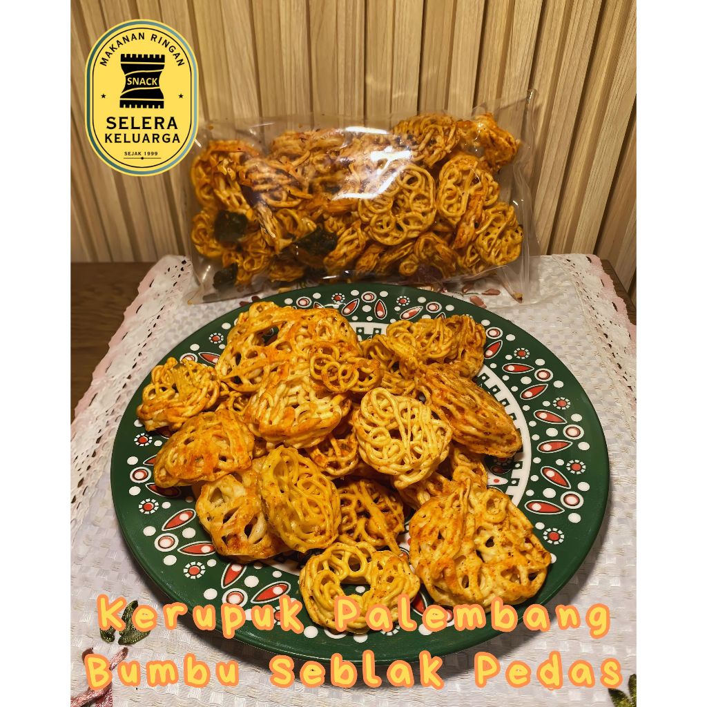 

KERUPUK SEBLAK RAFAEL / KERUPUK SEBLAK MAWAR PEDAS DAUN JERUK | SNACK SELERA KELUARGA PEKANBARU