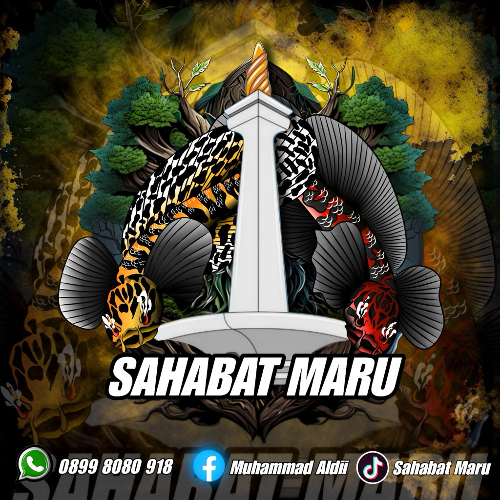 

STIKER RED MARU 12-14cm