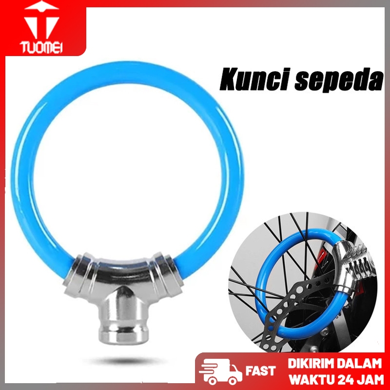 Kunci Cincin Sepeda Anti Maling /Gembok sepeda anti maling/Kunci Rantai Sepeda Tahan Air /Kunci Sepe