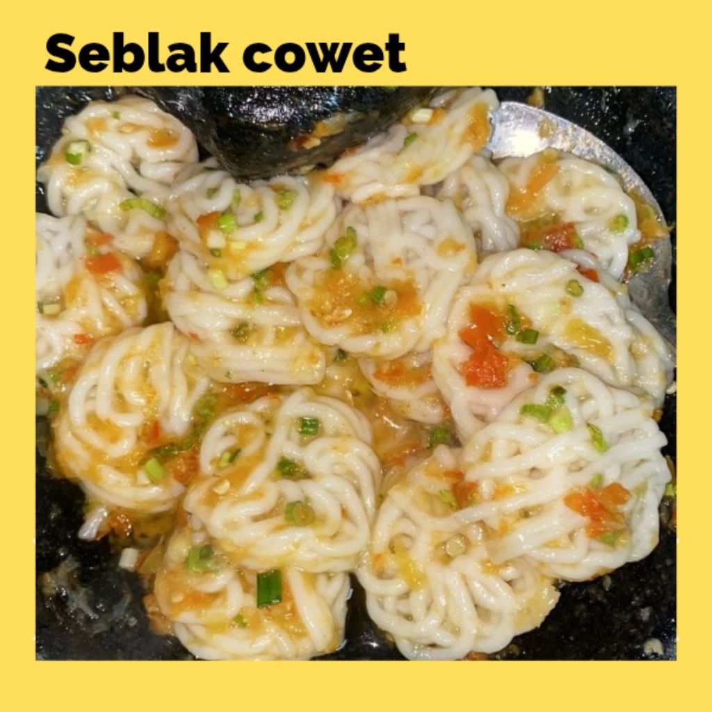 

seblak cowet kasedep cemilan makanan pedas gurih bumbu atom cabai bubuk aida