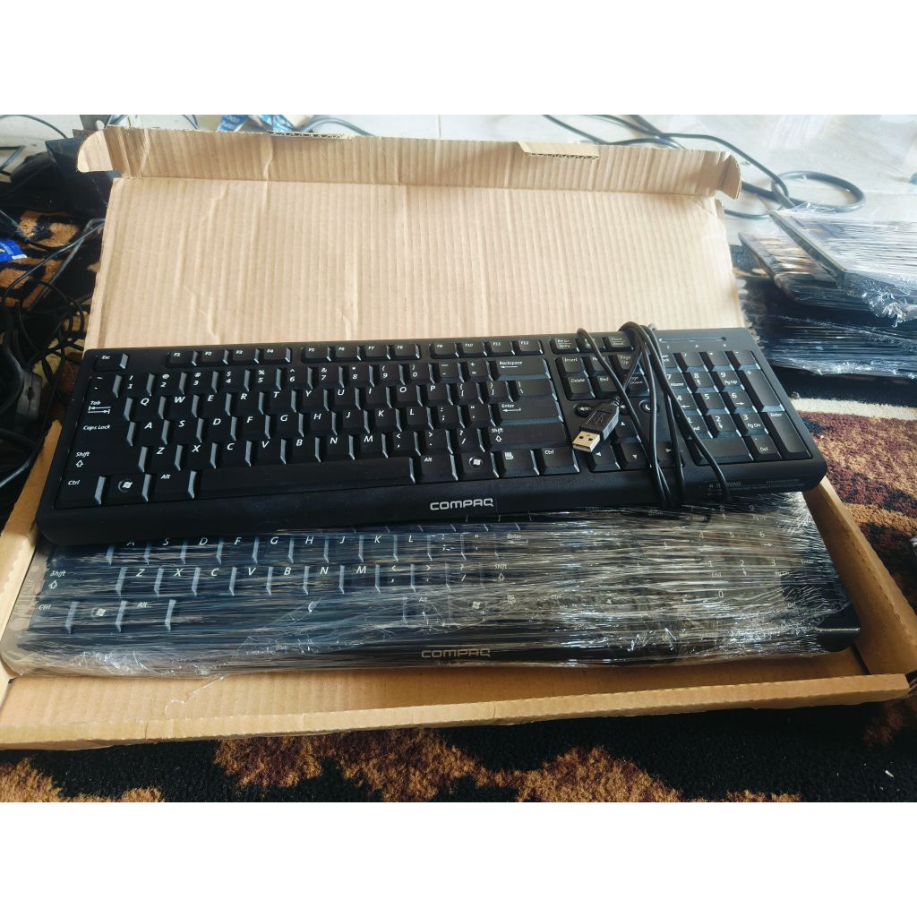 keyboard pc usb hp compaq original.