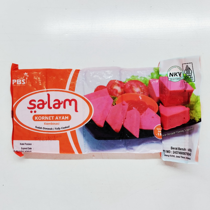 

Kornet Ayam Salam Ngetop Berat 450 gr Kornet Halal