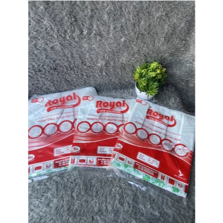 (Paket) Kresek HD Royal Untuk Hajatan Kardus Berkat Nasi Coklat Putih Ukuran 18x18 20x20 22x22