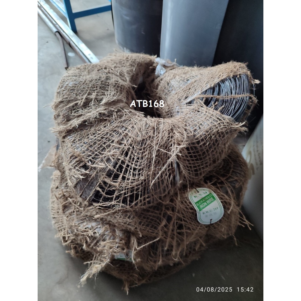 Kawat Bendrat Roll 20kg dan 25kg, Kirim Armada Toko atau diambil sendiri, Kawat Bendrat Hitam BWG 21