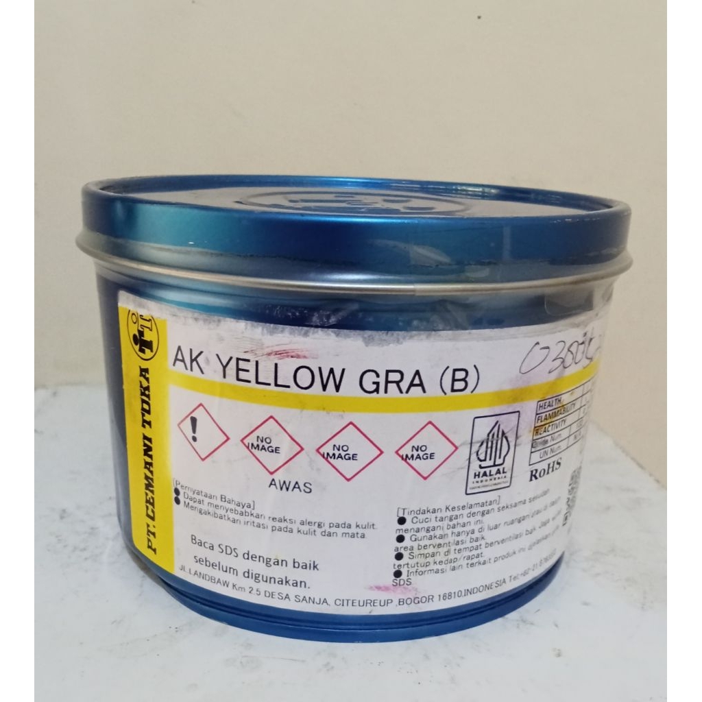 

Tinta offset Cemani Toka TC 4814 CF yellow Green