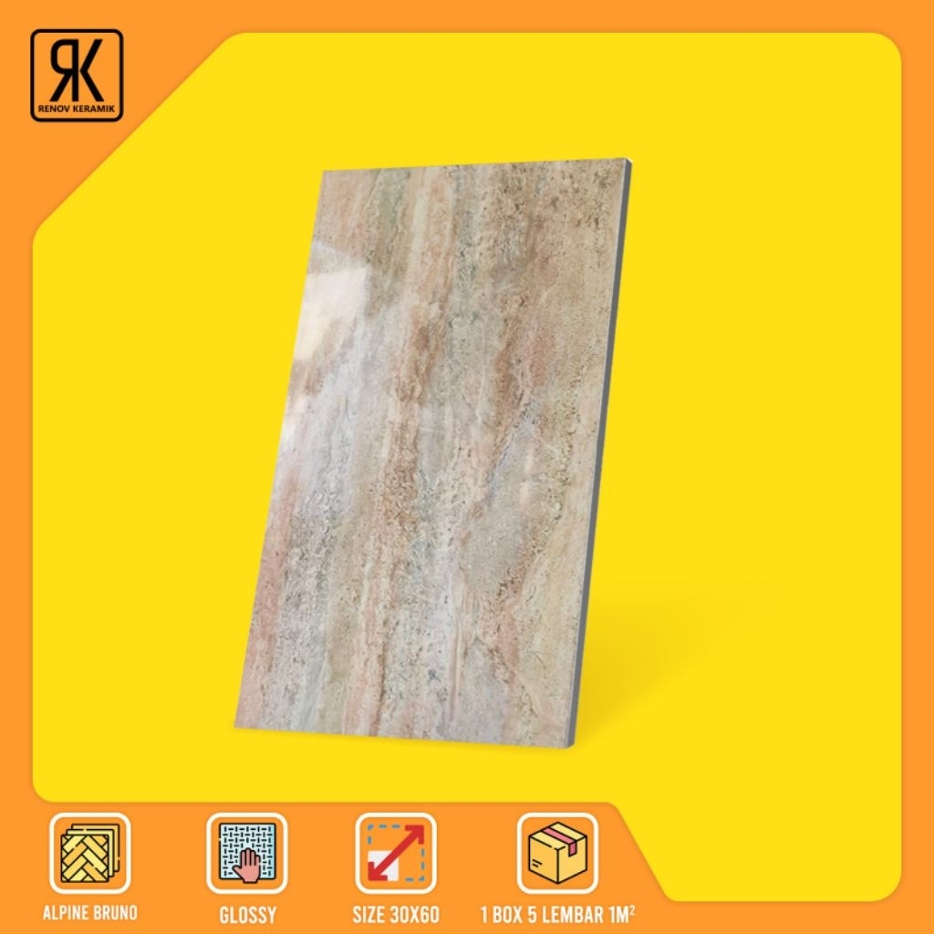 KERAMIK DINDING GLOSSY ALFINE 30x60