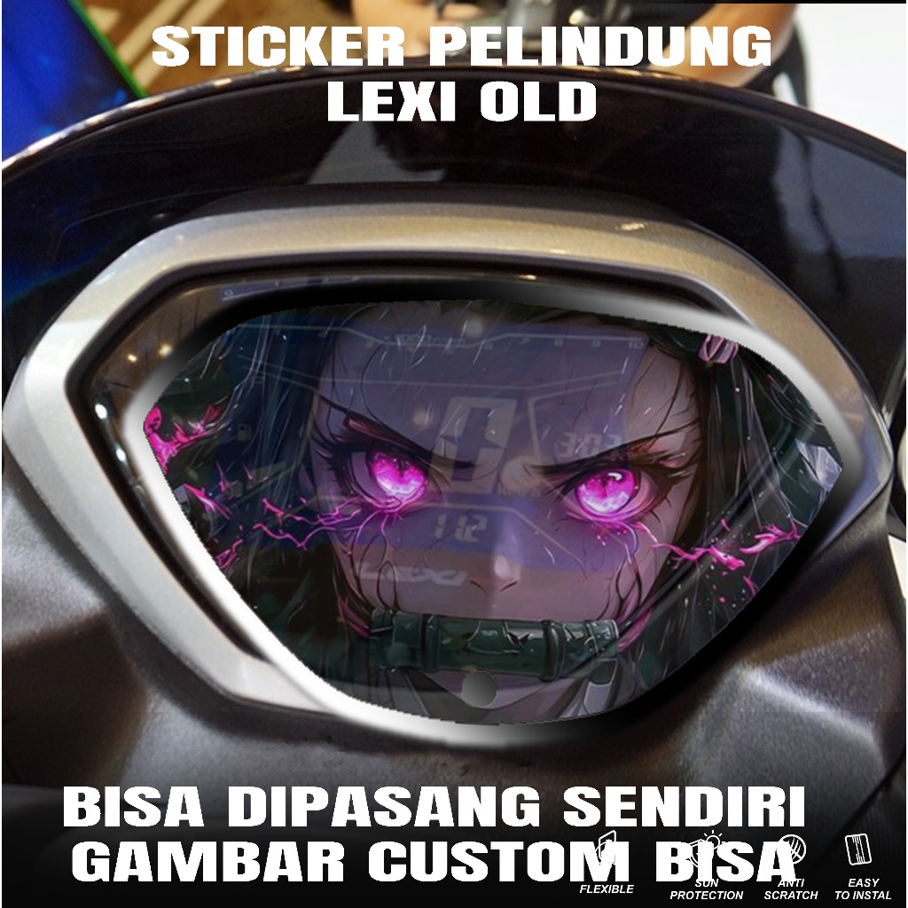 ANTI GORES SPEEDOMETER LEXI OLD - STICKER PELINDUNG SPEEDOMETER LEXI OLD ANIME