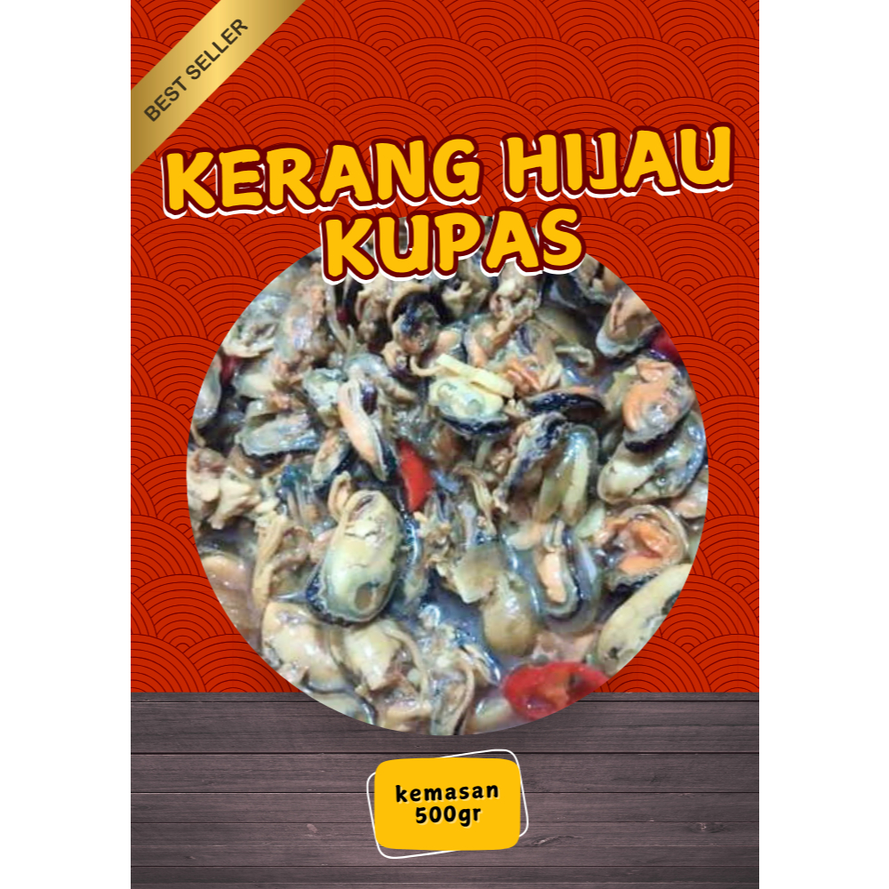 

Kerang Hijau Kupas Frozen Fresh, Sudah dikemas Vacum pack