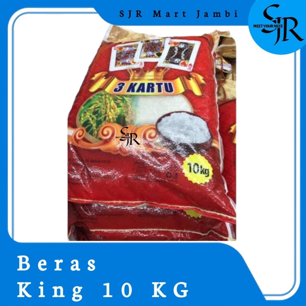 

[Beras] King / 3 Kartu 10 Kg - Beras Super SLYP