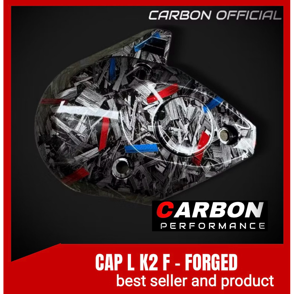 CAP L SCOOPY PRESTIGE 2021-2024 CARBON FORGED KEONGAN FORGED  -  cap l scoopy new carbon forged Keon